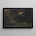 Tempesta nelle montagne - Theodor Joseph Hagen — quadro incorniciato alla parete