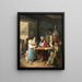 Greci e Turchi in un caffè viennese - Theodor Leopold Weller — quadro incorniciato alla parete