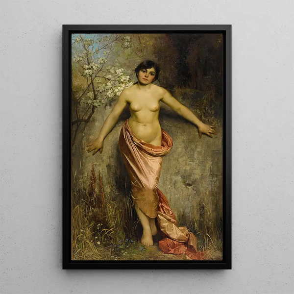 Fleurs - Theodor Matthei — quadro incorniciato alla parete