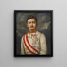 L'imperatore Carlo I d'Austria - Theodor Mayerhofer — quadro incorniciato alla parete
