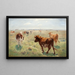 Vaches au pâturage - Theodor Philipsen — quadro incorniciato alla parete