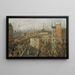 Vista di Parigi - Theodor von Hermann — quadro incorniciato alla parete
