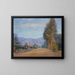 Colline vicino a Redlands, California - Theodore Clement Steele — quadro incorniciato alla parete