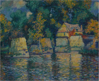 Theodore Earl Butler - Red Bridge at Vernon.webp