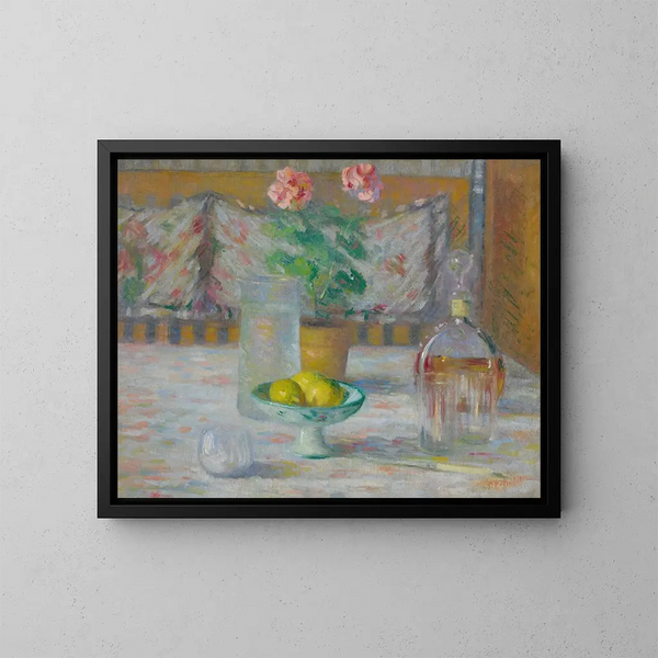 Nature morte con limoni - Theodore Earl Butler — quadro incorniciato alla parete