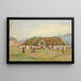 Vecchio bancone commerciale russo Sitka - Theodore J. Richardson — quadro incorniciato alla parete