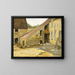 Corte di fattoria con anatre - Theodore Robinson — quadro incorniciato alla parete