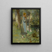 Al bordo del fiume - Theodore Robinson — quadro incorniciato alla parete