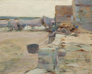 Cabanes di pesca in Francia - Theodore Robinson — vista dell’opera
