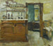 Il bar dell'Hotel Baudy, Giverny - Theodore Robinson — vista dell’opera