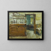Il bar dell'Hotel Baudy, Giverny - Theodore Robinson — quadro incorniciato alla parete