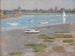 Basse mer al club nautico di Riverside - Theodore Robinson — vista dell’opera