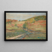 Collina del Vermont - Theodore Robinson — quadro incorniciato alla parete