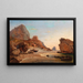 Arques, rovine del castello - Théodore Duclère — quadro incorniciato alla parete