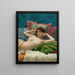 Odalisque - Theodoros Ralli — quadro incorniciato alla parete