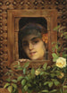 Giovane donna che guarda dalla finestra - Theodoros Ralli — vista dell’opera