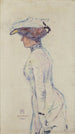 Silhouette de Madame Georges à Ambleteuse - Théo van Rysselberghe — vista dell’opera