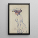 Silhouette de Madame Georges à Ambleteuse - Théo van Rysselberghe — quadro incorniciato alla parete