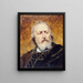 Ritratto di Henri Maubant 1821-1902 membro della Comédie-Française - Théobald Chartran — quadro incorniciato alla parete