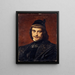 Ritratto di Charles Le Bargy, socio della Comédie-Française in costume sullo schermo - Théobald Chartran — quadro incorniciato alla parete