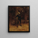 Ritratto di Constant Coquelin nel ruolo di Cyrano de Bergerac - Théobald Chartran — quadro incorniciato alla parete