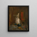 Marie Stuart giurando di vendicarsi - Théodore Chassériau — quadro incorniciato alla parete