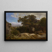 Paesaggio nel Dauphiné - Théodore Fourmois — quadro incorniciato alla parete
