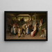 Invitati a un matrimonio - Théodore Gérard — quadro incorniciato alla parete