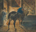 Cavallo da tiro nel paddock - Théodore Géricault — vista dell’opera