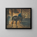Cavallo da tiro nel paddock - Théodore Géricault — quadro incorniciato alla parete