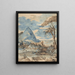 Paesaggio con pescatori - Théodore Géricault — quadro incorniciato alla parete