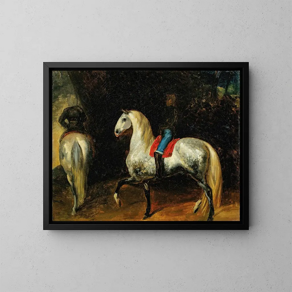 Le Mangeur - Théodore Géricault — quadro incorniciato alla parete
