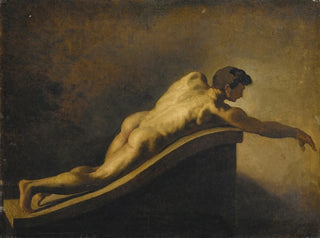 Thodore Gricault - Man Lying Down.webp