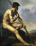 Guerriero nudo con una lancia - Théodore Géricault — vista dell’opera