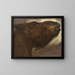 Studio di un cavallo morto - Théodore Géricault — quadro incorniciato alla parete