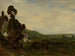 Una vecchia cappella in una valle - Théodore Rousseau — vista dell’opera