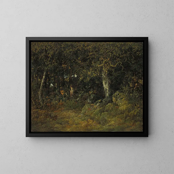 Le Chêne de Roche - Théodore Rousseau — quadro incorniciato alla parete