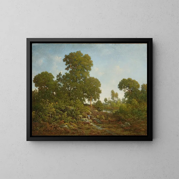 Printemps - Théodore Rousseau — quadro incorniciato alla parete