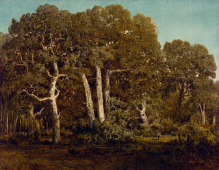 Les grands chênes de l'ancien BasBrau - Théodore Rousseau — vista dell’opera