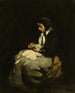 Donna che couse - Théodule Ribot — vista dell’opera