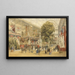 La regina Vittoria che apre l'Esposizione universale del 1851 al Crystal Palace a Londra - Thomas Abel Prior — quadro incorniciato alla parete