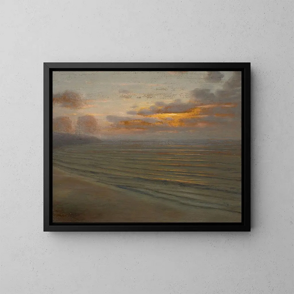Effetti di luce sul mare - Thomas Alexander Harrison — quadro incorniciato alla parete