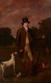 Portrait de Henry Hoste Henley 1766-1833 avec des chiens - Thomas Arrowsmith — vista dell’opera