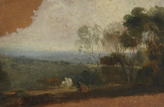 Thomas Barker Of Bath - Landscape with Lake and Cattle.webp