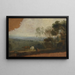 Paesaggio con lago e bestiame - Thomas Barker de Bath — quadro incorniciato alla parete