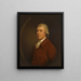 Ritratto di Francis Steward 1743-1798 Sindaco di Weymouth e Melcombe Regis - Thomas Beach — quadro incorniciato alla parete