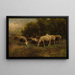 Pecore al Pascolo - Thomas Bigelow Craig — quadro incorniciato alla parete