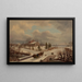 Scène d'hiver en Pennsylvanie - Thomas Birch — quadro incorniciato alla parete