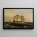 Frégate americana President - Thomas Birch — quadro incorniciato alla parete