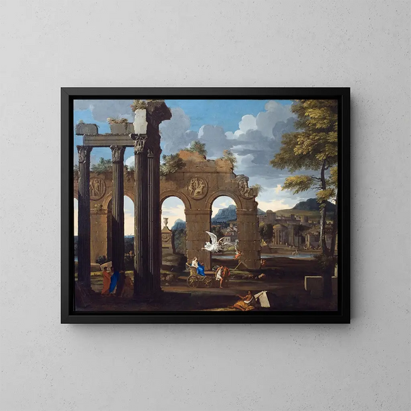 Cléobis e Biton - Thomas Blanchet — quadro incorniciato alla parete